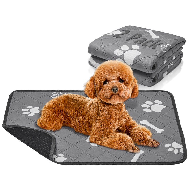 Petbank pet urine pad, dog pee mats, set of 2, 45 x 60 cm, reusable dog training pads, waterproof pee pads, dog mat, pet training pads for puppies, old, or incontinent dogs - PawsPlanet Australia