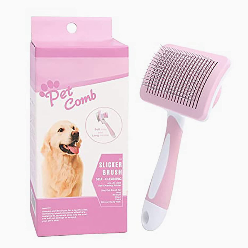 yufana dog brush, cat brush, hair massage brush, pet grooming brush for removing undercoat, loose hair and dirt, suitable for dogs with medium and long hair, cats - PawsPlanet Australia