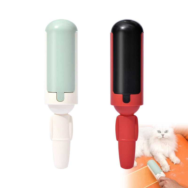 Pack of 2 lint rollers for animal hair: animal hair remover lint roller for cat hair and dog hair, reusable lint rollers for animal hair, lint roller suitable for lint brush animal hair on sofa - PawsPlanet Australia