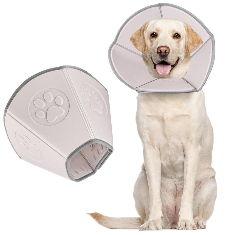 Neck Brace for Dogs & Cats, Adjustable Leak Protection Dog Collar, Comfortable & Soft, Cone-Shaped Design for Wound Protection, Eva Sponge, Ideal for Healing Process, M - PawsPlanet Australia