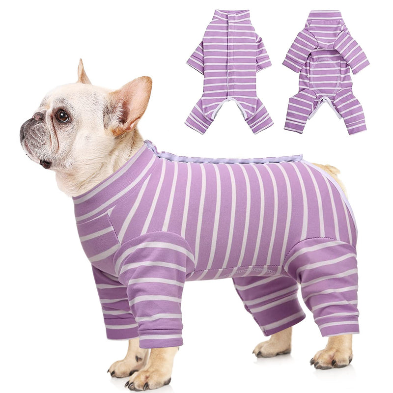Dolahovy Dog Recovery Suit, Pet Surgery Suit Puppy Recovery Suit Wound Protection Suits Dogs Surgical Onesie for Female Male Small Medium Dogs Cats (L, Purple) L - PawsPlanet Australia