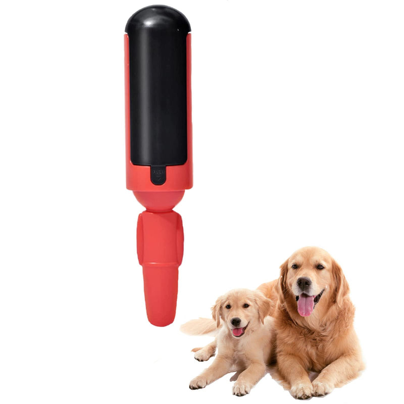 Anguxer Reusable Pet Hair Lint Rollers, Pet Hair Lint Roller, Pet Hair Remover, Suitable for Sofa, Bed, Carpet, Clothes (Red) Red - PawsPlanet Australia