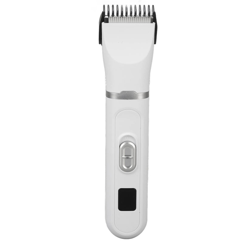 Fockety Dog Grooming Scissors, Low Noise Dog Grooming Clippers, Dog Hair Trimmer, Pet Grooming Set with 4 Removable Shaving Heads for Hair Around Paws, Eyes, Ears - PawsPlanet Australia