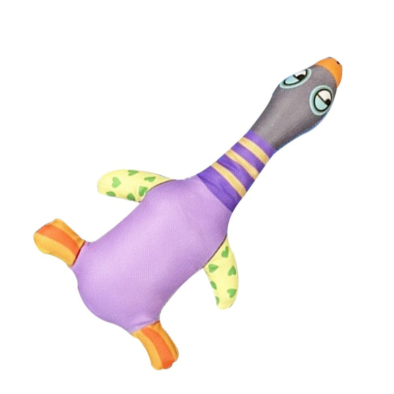 COMFPET-US-Dog Squeak Toy-Duck Purple Duck Purple - PawsPlanet Australia