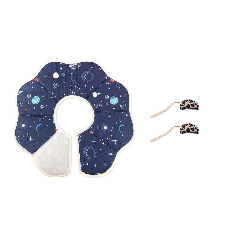 1 pet collar, 2 cat teasing toys, cat bite protection, suitable for postoperative recovery of dogs and cats - PawsPlanet Australia