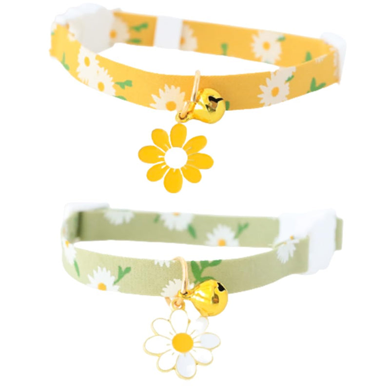 PLABBDPL Cat collars with bells, 2 pieces cat collars with bells, secure quick release cat collars, adjustable, suitable for all domestic cats - PawsPlanet Australia