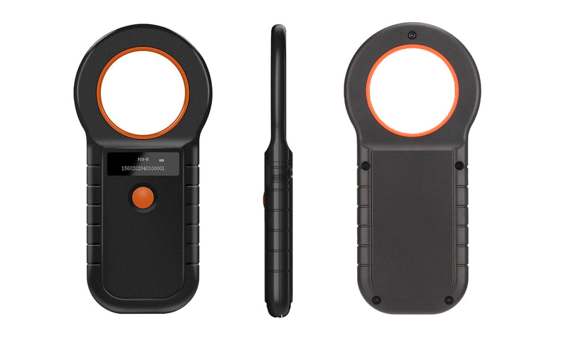 Black Pet Microchip Reader - PawsPlanet Australia
