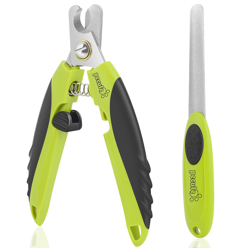 pecute claw scissors for dogs with nail file, professional claw care made of stainless steel, claw pliers for dogs with safety protection - PawsPlanet Australia