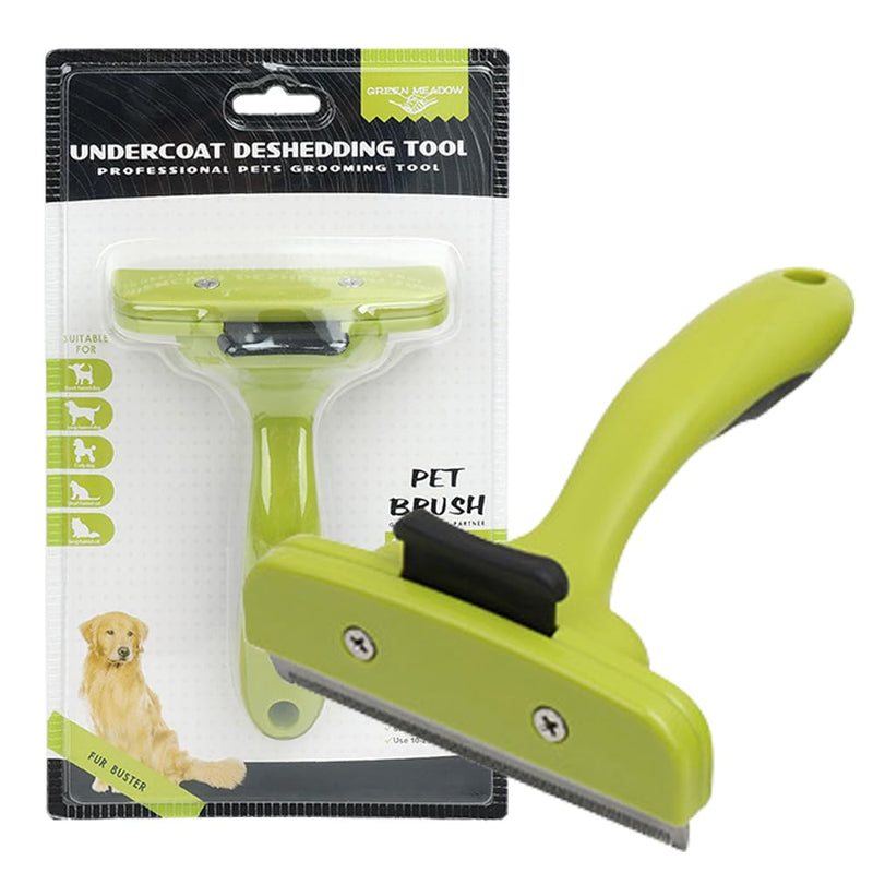 JVHLOV dog brush for medium-sized dogs to remove undercoat, for cats and small dogs, grooming brush, dog hair removal, flea comb - PawsPlanet Australia