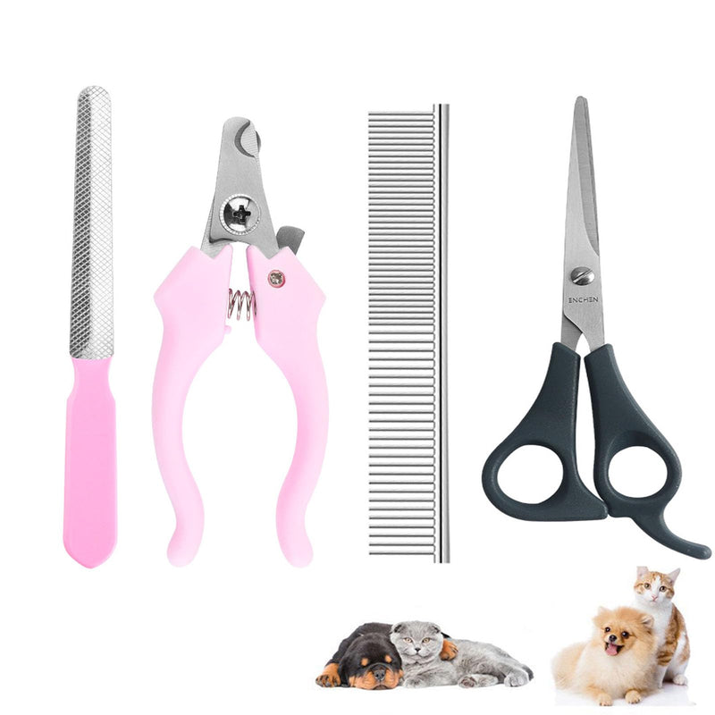 HymoConn claw scissors for dogs with protection, safety lock and nail file, claw trimmer dog thinning scissors set professional - PawsPlanet Australia