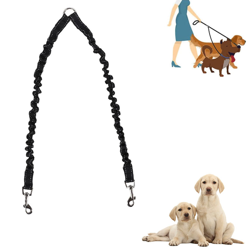 Exsbtay dog leash for 2 dogs, dog leash for large dogs, leash for 2 dogs, 360° rotating, splitter double leash for dogs for small, medium and large dogs, puppies, running training - PawsPlanet Australia
