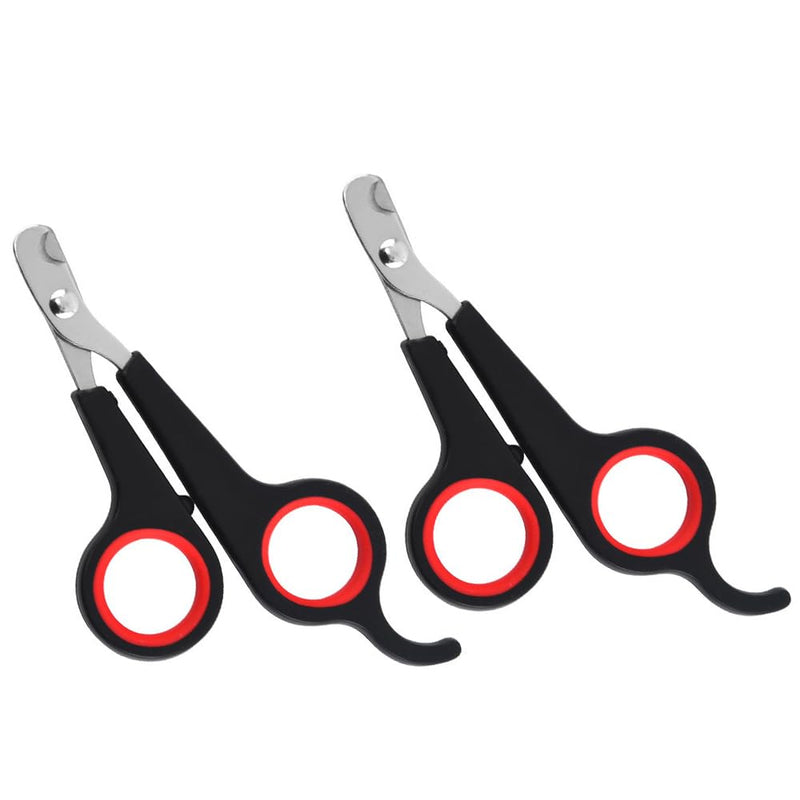 Claw scissors for cats, 2 pieces professional claw scissors, professional cat nail clippers, safety claw pliers for small animals, pets, dogs, guinea pigs - PawsPlanet Australia