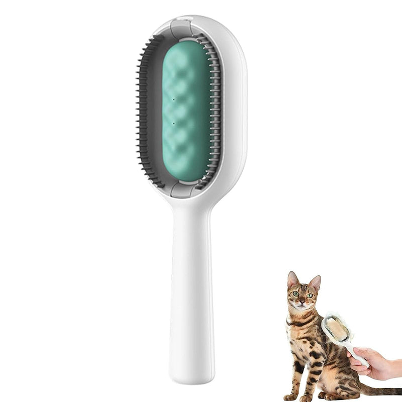 Pet hair removal comb with water tank, multifunctional pet cleaning brush 4 in 1 cleaning brush for pet hair, for dogs and cats, massage, undercoat grooming and hair loss - PawsPlanet Australia