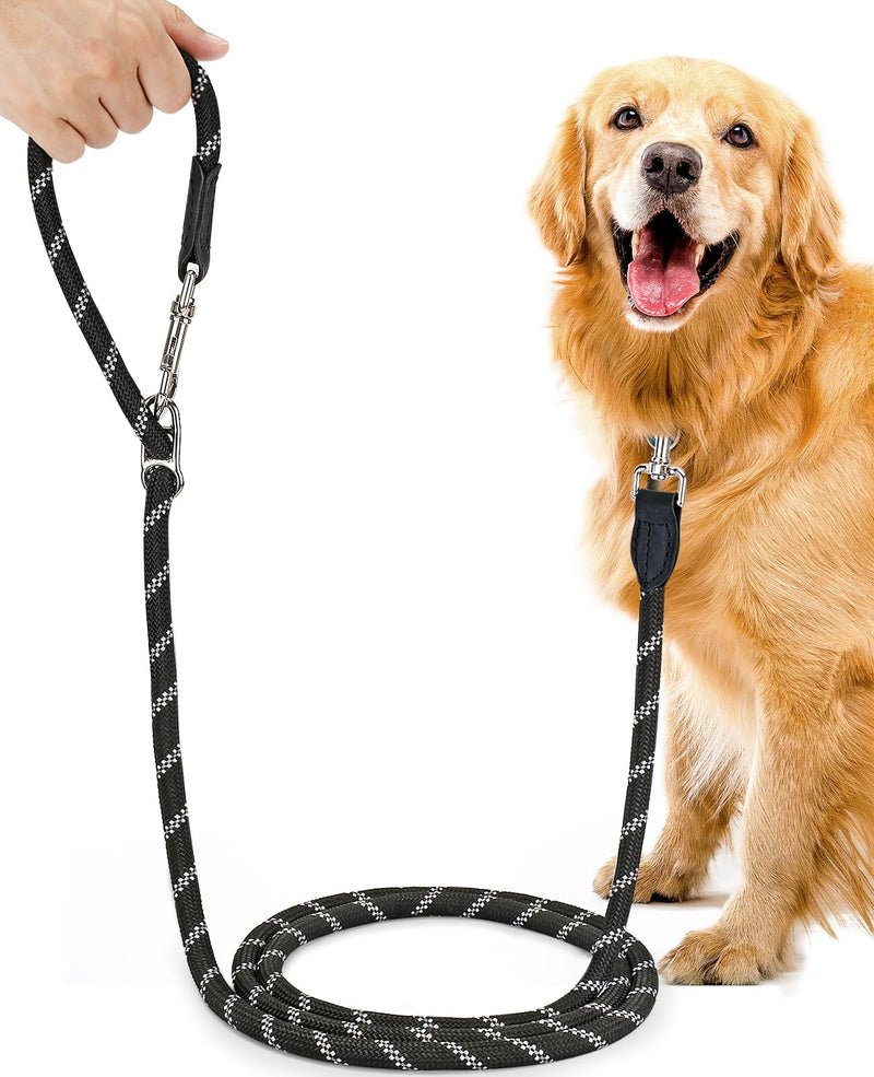 oneisall dog leash for large and medium-sized dogs (15-60 kg), 3 m adjustable double leash and hands-free leash made of nylon with reflective thanks to the extreme force up to 200 kg - PawsPlanet Australia