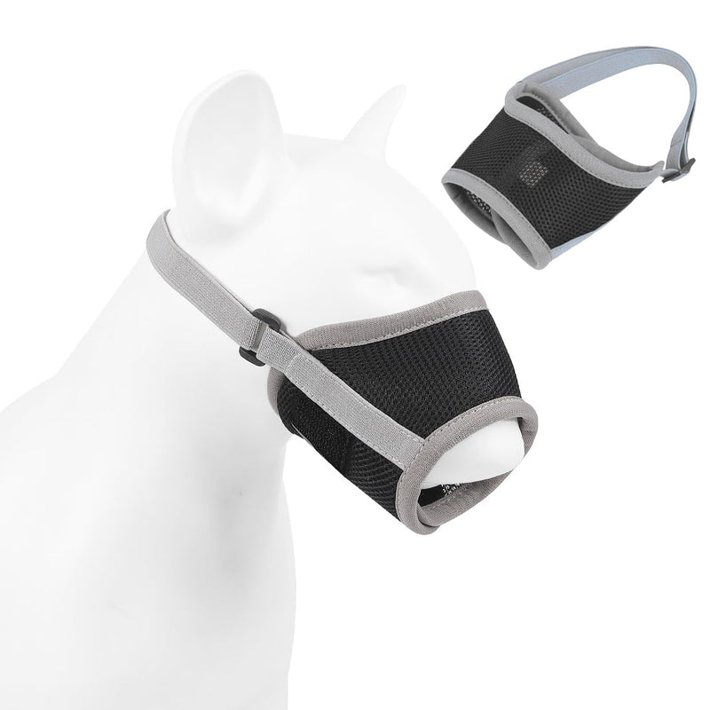 Tadipri Muzzle for Dogs Air Mesh Breathable Adjustable Pet Muzzles, Muzzle Made of Nylon for Dogs Medium and Large Dogs, Muzzle with Velcro Fastener Soft, Prevents Biting, Barking and - PawsPlanet Australia