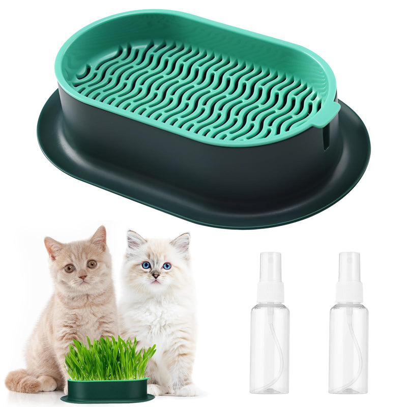 FRXAEZTG Catnip Frame with 2 Spray Bottles of 50 ml Catnip Plant Growing Kit Fresh Catnip (Dark Green + Green) - PawsPlanet Australia