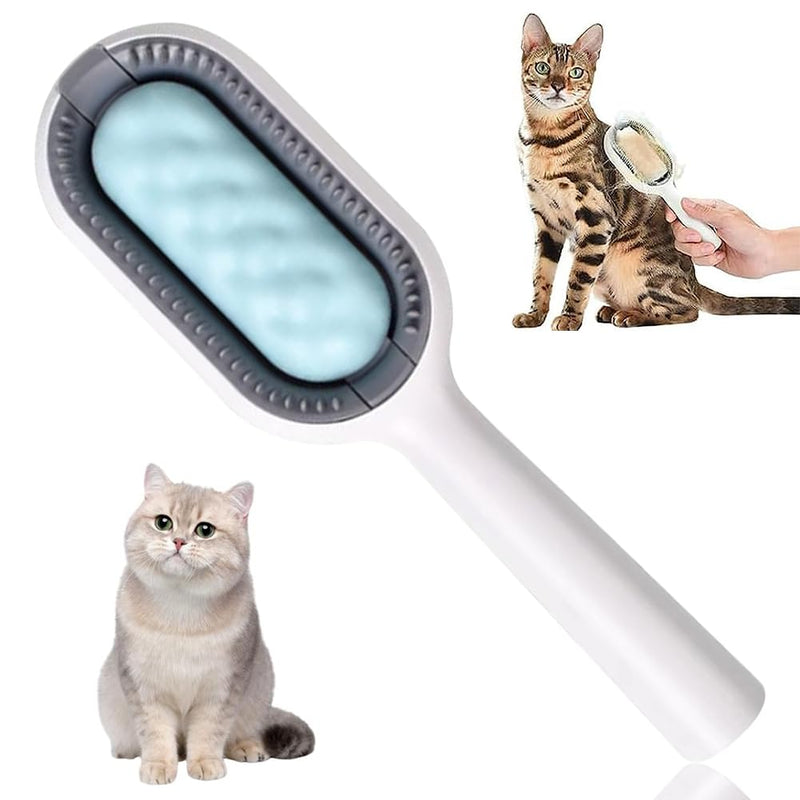 Hilloly Pet Grooming Brush, Bath Brush for Pets, Pet Cleaning Brush Floating Hair Brush, Hair Removal Brush with Water Tank, Dog Cat Hair Brush for Grooming and Grooming - PawsPlanet Australia