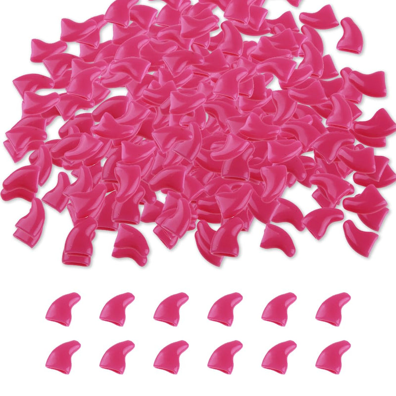 SSRDFU 100 Pcs Cat Paw Nail Caps Pink Soft Pet Paw Nail Caps Cover Paw Control with Glue and Dog Paw Applicator - PawsPlanet Australia