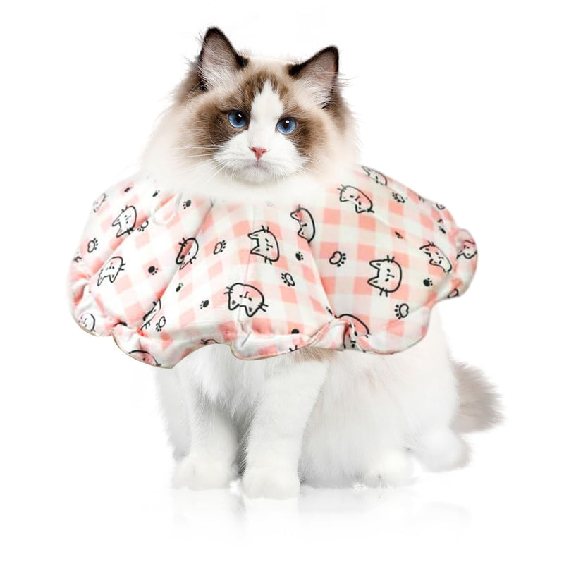 Neck Brace for Cats Soft Neck Brace Cat Collar for Cats After Surgery Neck Brace Cat Soft for After Surgery Prevents Licking Wounds (Size S) - PawsPlanet Australia