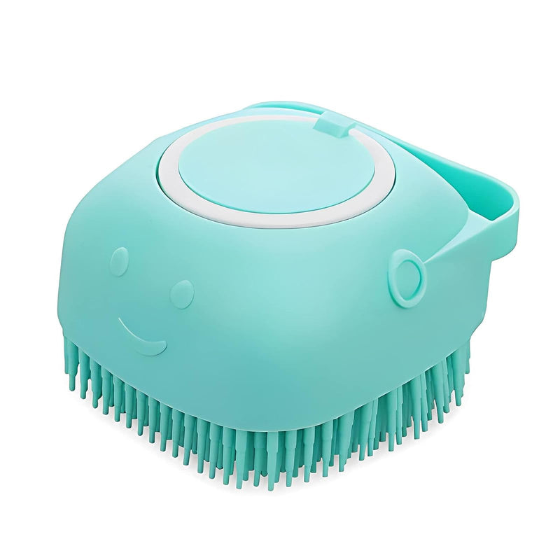 1 piece dog brush, bath brush made of soft, massage brush for dogs, puppy grooming brush, soft pet cleaning massage brush, shampoo dispenser for soothing massage washing - PawsPlanet Australia