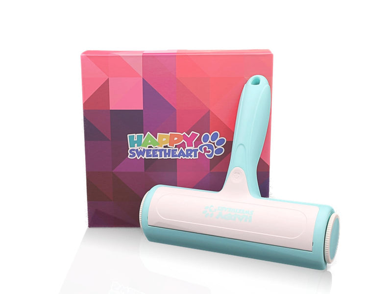 HAPPY SWEETHEART Animal Hair Remover - Premium Lint Roller Dog and Cat Hair Remover - Reusable Brush - Lint Brush Animal Hair with Collection Container - PawsPlanet Australia