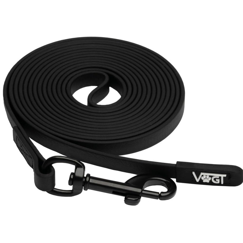 Vogt training leash (black) black - PawsPlanet Australia