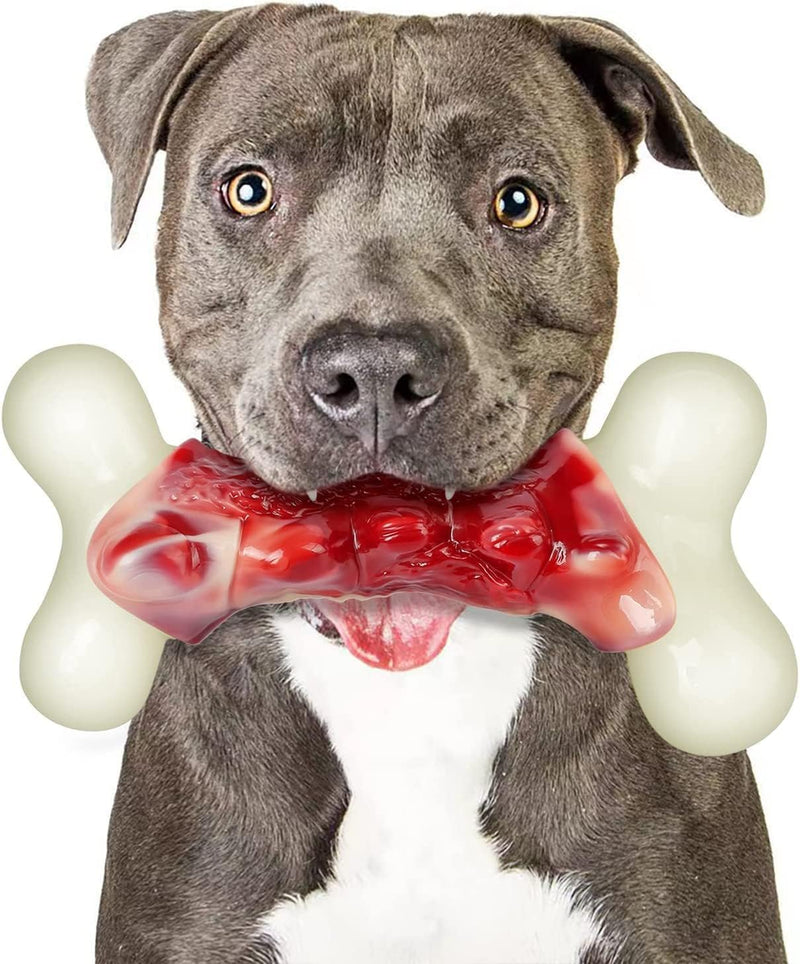 2TRUL Dog Toys for Aggressive Chewers, Durable Dog Toys for Medium and Large Dog Breeds, Indestructible Dog Toys, with Real Bacon Flavor - PawsPlanet Australia