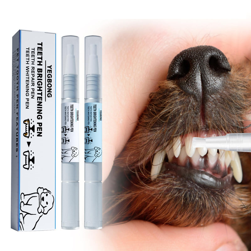 Utapossin Teeth Cleaning Pen for Dogs and Cats, Pet Teeth Whitening Pen, Teeth Whitening Pen for Pets, Dental Care, Pet Teeth Cleaning Pen for Dental Care White - PawsPlanet Australia