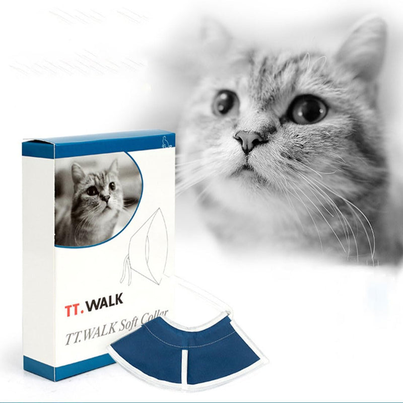 KGDUYC Recovery Collars for Dogs, Recovery Collar, Soft Collar for Puppies, Small Dogs and Cats After Surgery and Injuries (Blue, M) - PawsPlanet Australia