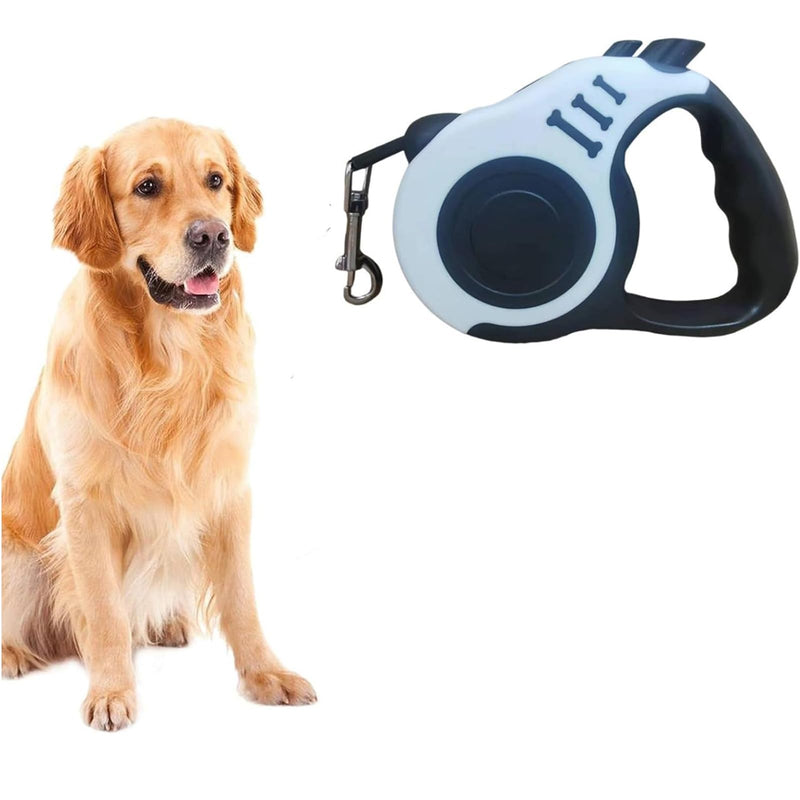 Retractable leash for dogs with non-slip, retractable leash with anti-slip handle, tangle-free retractable dog leash, retractable leash with safe braking system, retractable dog leash 5m - PawsPlanet Australia