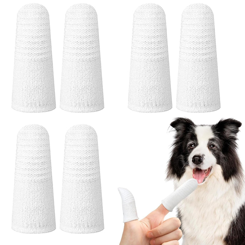 YBVZRP Dog toothbrush, pack of 6 dog toothbrushes for small dogs, dog toothbrush, fingerling dental care, dog dental care fingerling small for cleaning the teeth of dogs - PawsPlanet Australia