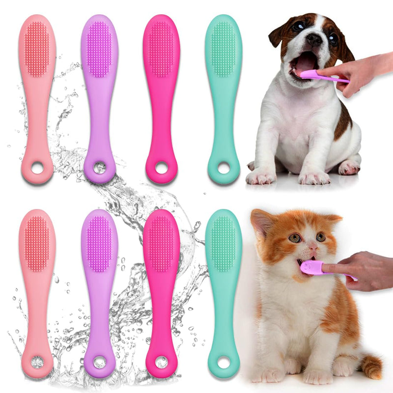INGJIA dog toothbrush - dog toothbrush - dog toothbrush - dog toothbrush for small dogs - dog dental care tartar dog - for bad breath dog - teeth cleaning dog (8 pieces) - PawsPlanet Australia
