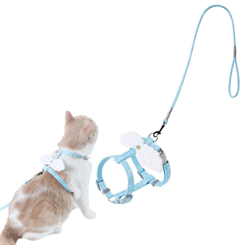EBHO cat harness, cat leash, cat leash with harness for cats, chest harness, cat harness, cat set, escape-proof, adjustable cat vest - PawsPlanet Australia
