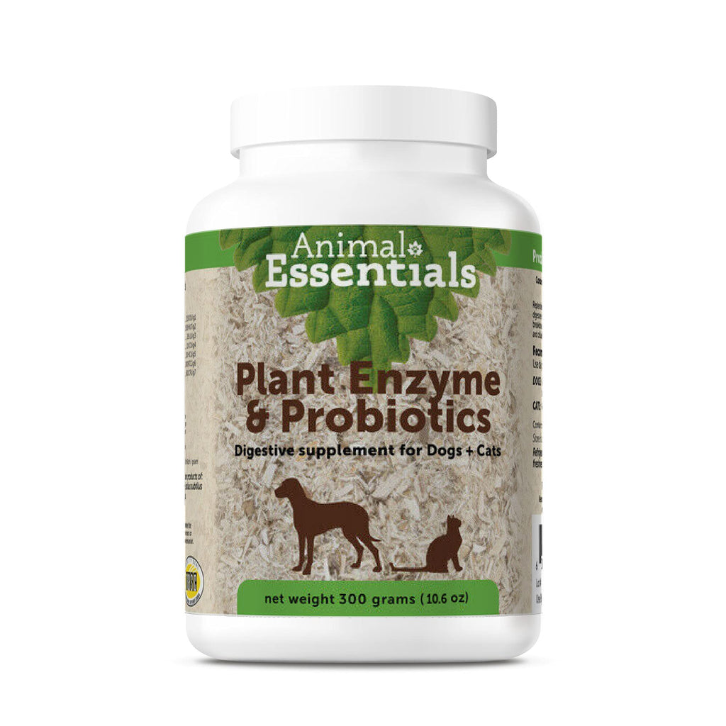 Animal Essentials Plant Enzyme & Probiotics Supplement for Dogs & Cats, 10.6 oz - PawsPlanet Australia