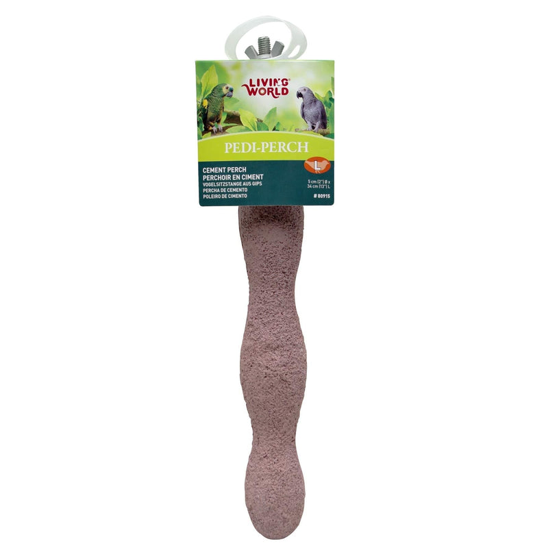 Living World Pedi-Perch Cement Bird Perch Large L - PawsPlanet Australia