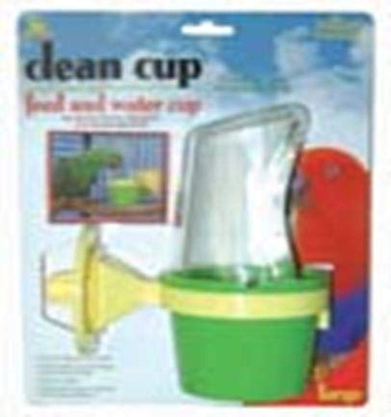 JW Pet Company Clean Cup Feeder and Water Cup Bird Accessory, Large - PawsPlanet Australia