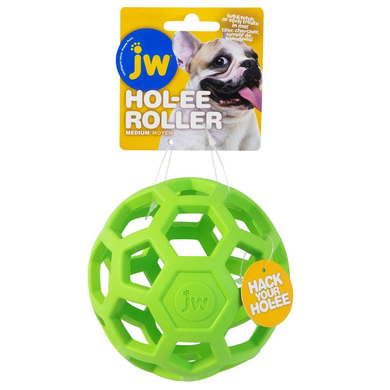JW Hol-Ee Roller Medium By Dog Toy Chew And Bite, M - PawsPlanet Australia