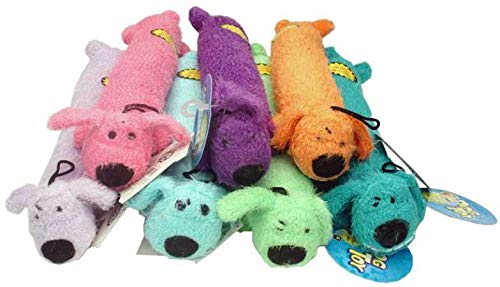 Plush Toys Happy Pet Loofa Dog, 12-inch (Assorted Color, 1 Piece) - PawsPlanet Australia