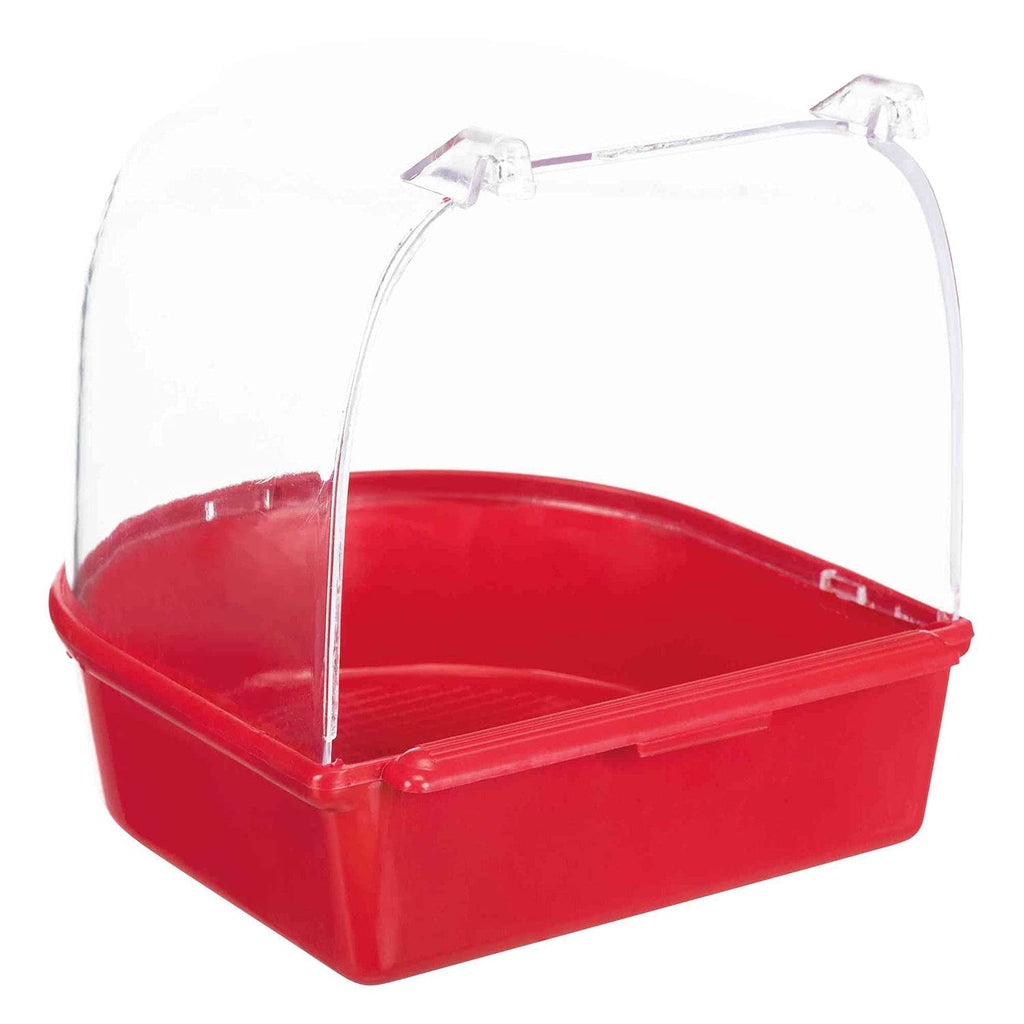 Trixie 5401 Semi-Circular Plastic Bathtub for Random Bird-Color, 12 cm - PawsPlanet Australia