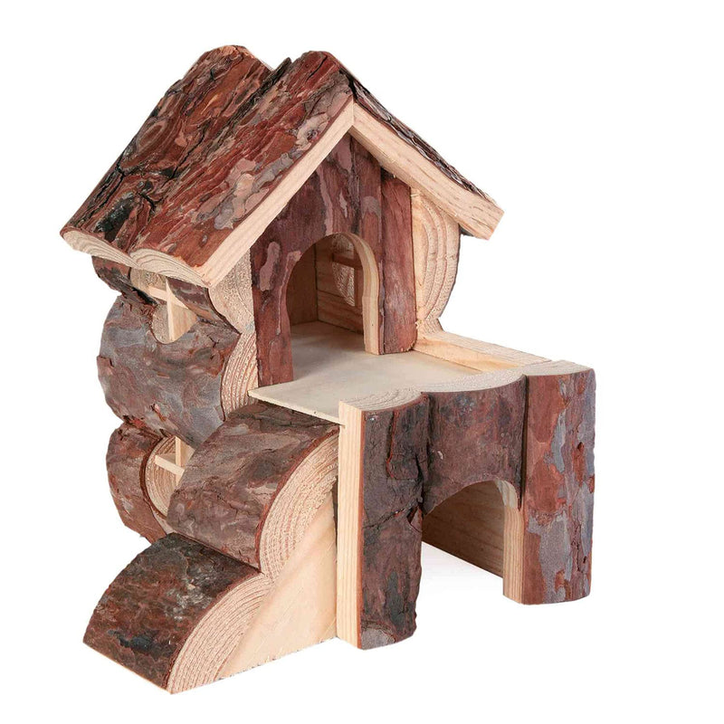 Trixie Bjork Log Cabin for Hamsters Mice/hamsters 15 x 15 x 16cm - PawsPlanet Australia