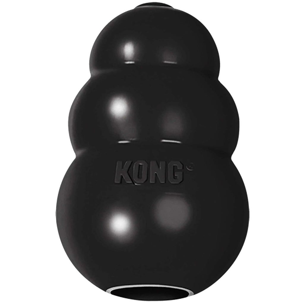 KONG - Extreme Dog Toy - Toughest Natural Rubber, Black - Fun to Chew, Chase and Fetch - For Medium Dogs Multi - PawsPlanet Australia