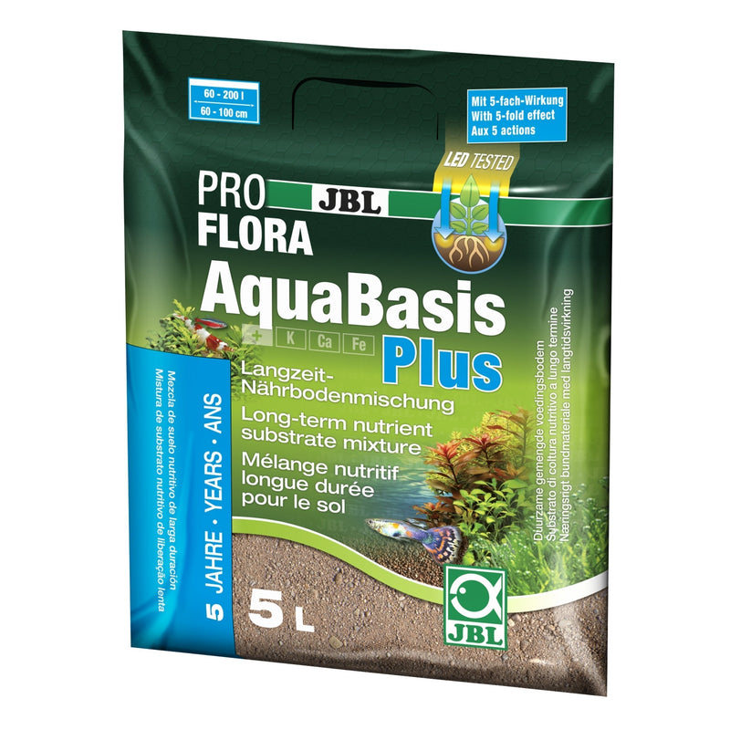 JBL AquaBasis plus 5 l, Long-lasting nutrient substrate for freshwater aquariums 5Ltr - PawsPlanet Australia