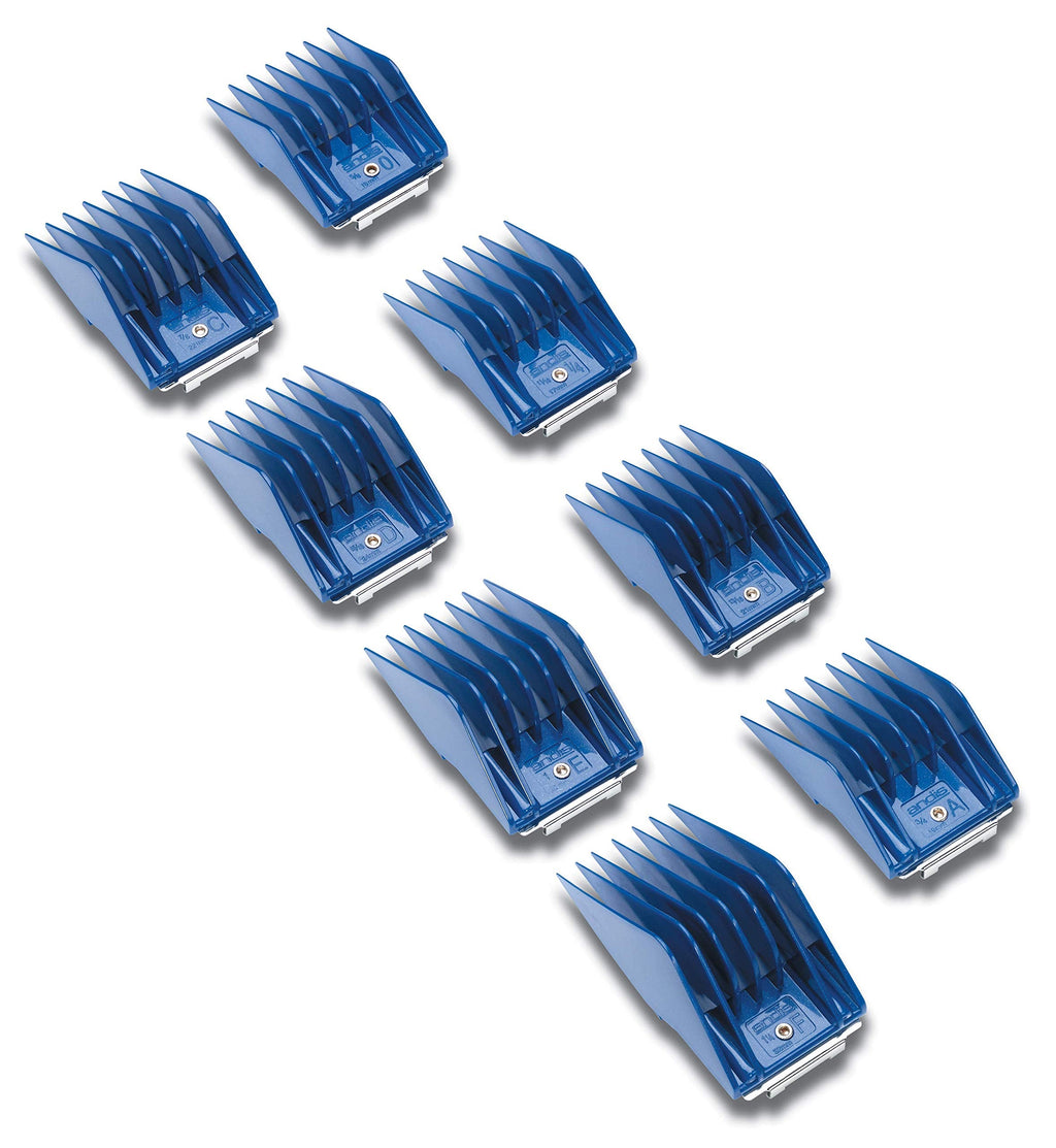 Andis - Set of 8 combs raised 8 Piece Standard - PawsPlanet Australia