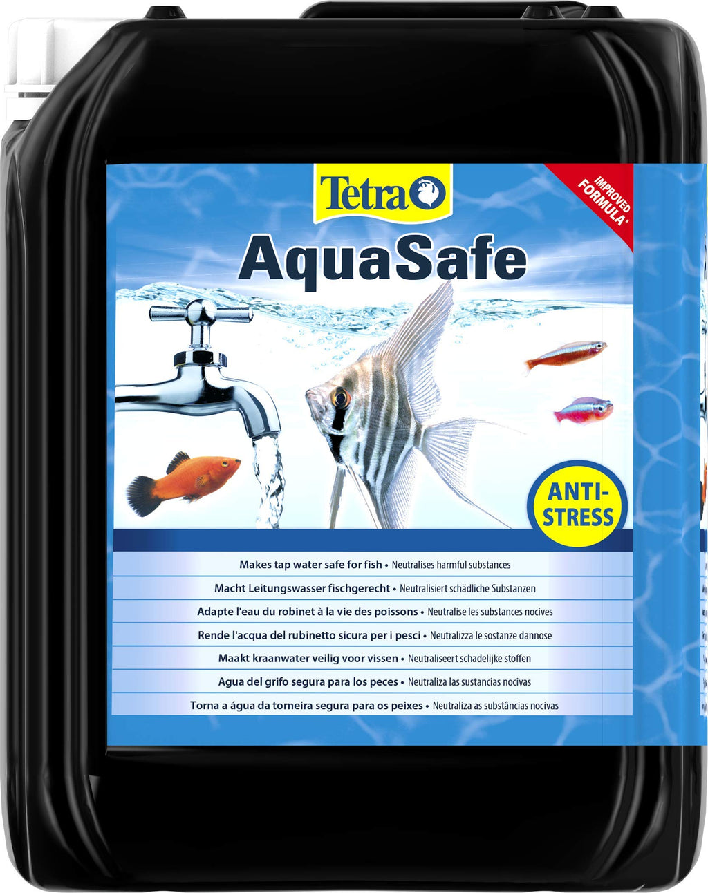 Tetra AquaSafe, to Turn Tap Water into Safe and Healthy Water for Fish and Plants, 5 Litre 5 l (Pack of 1) - PawsPlanet Australia