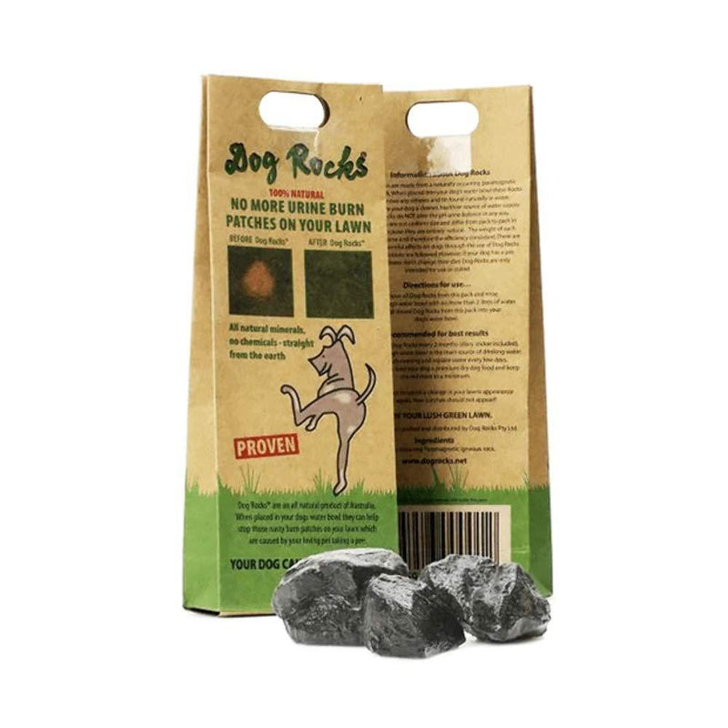 Dog Rocks - Prevent Grass Burn Spots by Urine 200g - Save Your Lawn from Yellow Marks - PawsPlanet Australia