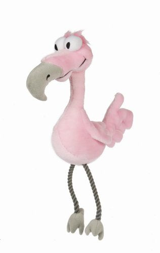 "Mad About Pets" Bird Brain Flamingo Dog Toy - PawsPlanet Australia