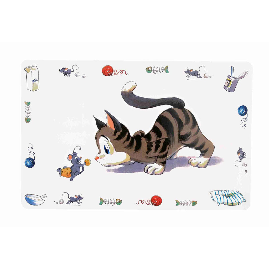 Trixie Comic Cat Print Place Mat, 44 x 28 cm - PawsPlanet Australia