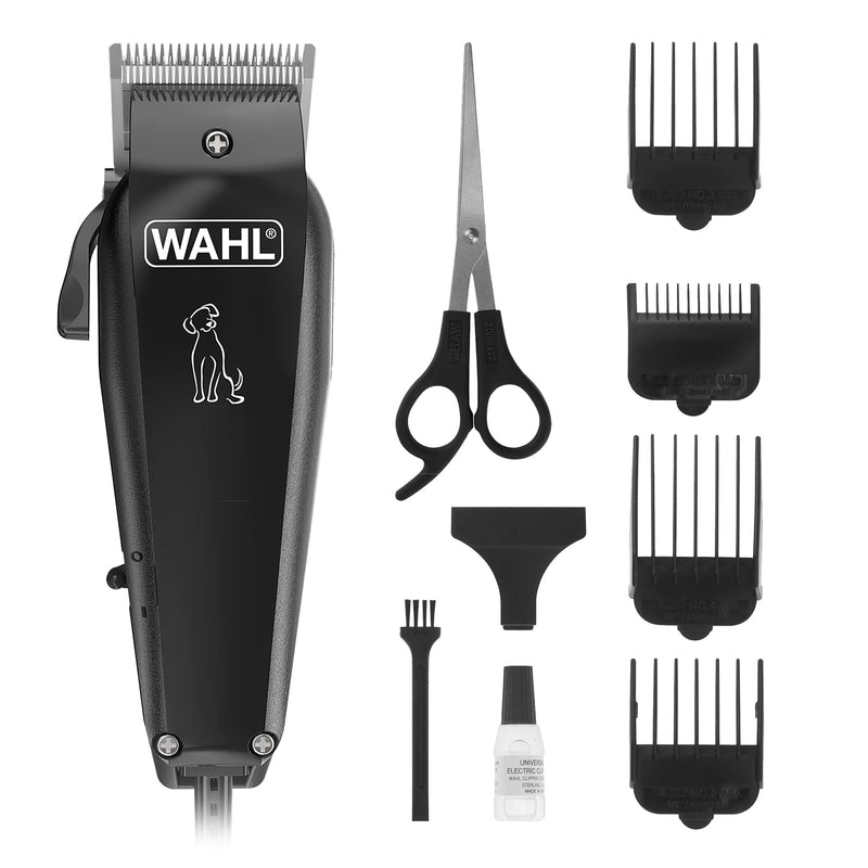 WAHL Dog Clippers, Multi Cut Dog Cat Grooming Kit, Full Pet Coat, Low Noise Corded, Pets At Home, Rust Resistant, High Carbon Steel Blades are Precision Ground, Light 100 gr - PawsPlanet Australia