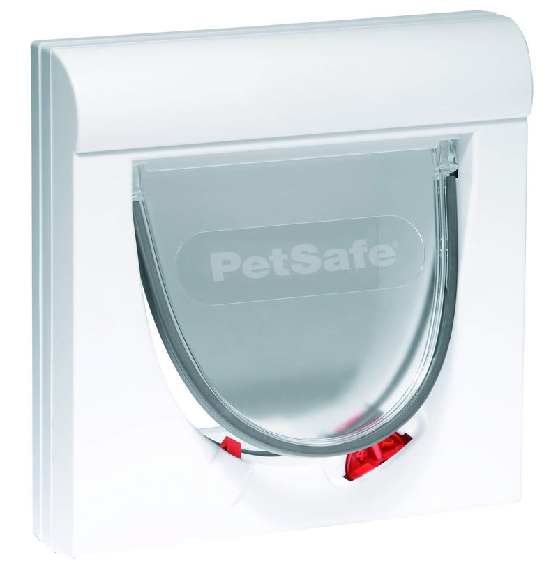 PetSafe Staywell, Magnetic Classic Cat Flap, Exclusive Entry, 4 Way Locking - White - PawsPlanet Australia