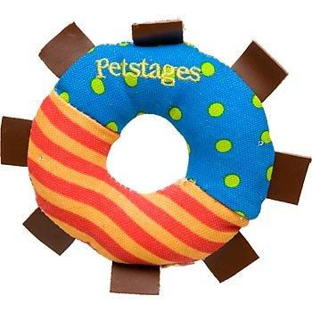 Petstages Mini Leather Chew Ring for Dog - PawsPlanet Australia